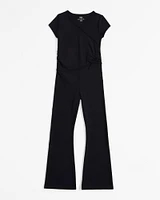 ypb wrap-front jumpsuit