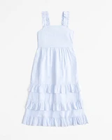 tiered maxi dress