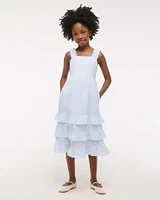 tiered ruffle maxi dress