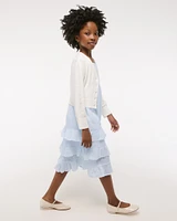 tiered ruffle maxi dress