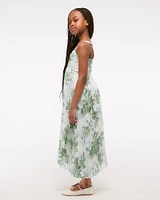 the a&f giselle pleated maxi dress