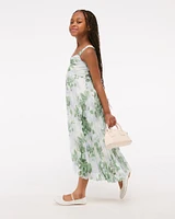 the a&f giselle pleated maxi dress