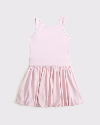 ypb bubble hem mini dress