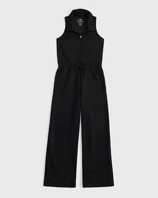ypb neoknit half-zip jumpsuit
