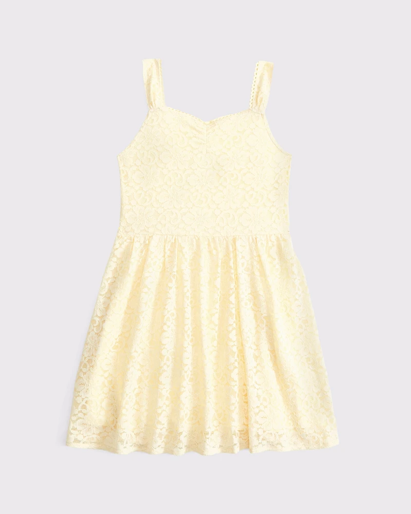 lace mini dress