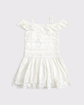 off-the-shoulder mini dress