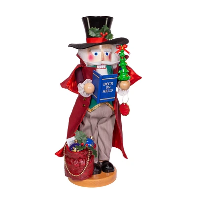 Steinbach 19in. Musical Deck The Halls Nutcracker