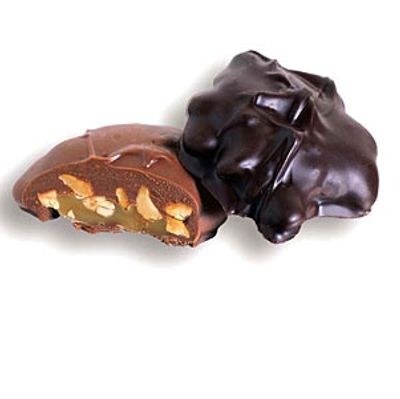 Ashers(R) Chocolate Co. Sugar Free Cashew Caramel Pattie 1 lb.