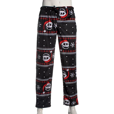 Mens Night Before Christmas Jack Skellington Lounge Pajama Pants