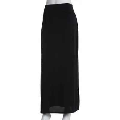 Womens AGB Solid Skirts w/Side Slit