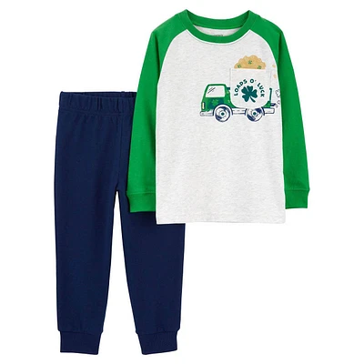 Toddler Boy Carters(R) St. Patrick's Day Long Sleeve Top & Joggers