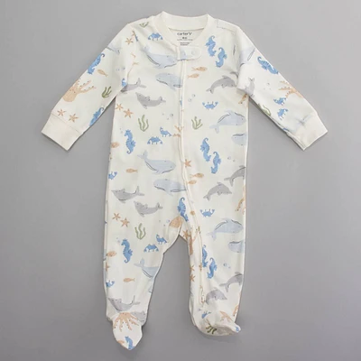 Baby Boy (NB-9M) Carters(R) Sea Life Zip Sleeper