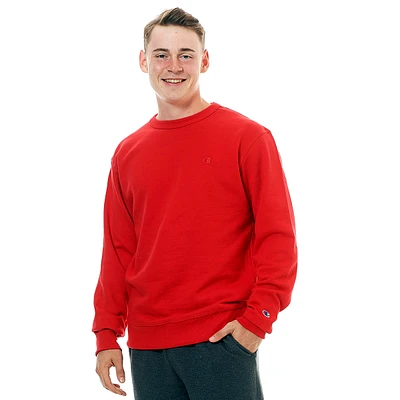 Mens Champion(R) Powerblend Fleece Crew Neck Sweatshirt