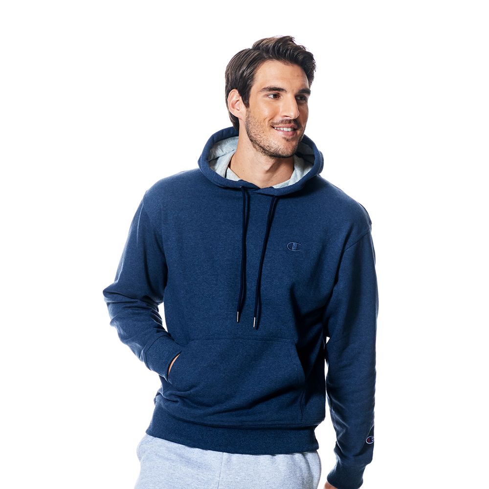 Mens Champion(R) Powerblend Fleece Pullover Hoodie