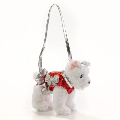 Girls Poochie & Co. Scottie Sequin Tutu Handbag