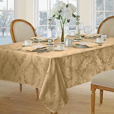 Elrene Barcelona Damask Tablecloth