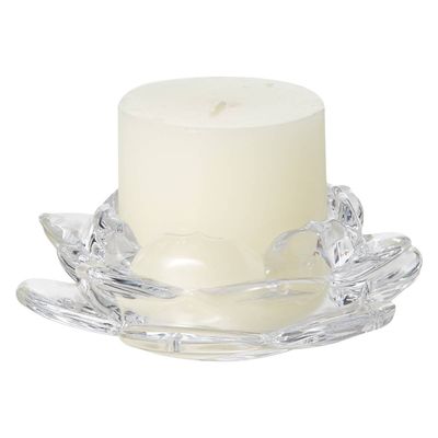 Godinger Lotus Pillar Candle Holder