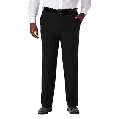 Big & Tall Haggar(R) Cool 18(R) PRO Classic Fit Flat Front Pants