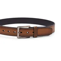 Genuine Dickies Men's 38 mm Industrial Strength Black Leather Belt