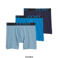 Mens Jockey(R) 3pk. Active Stretch Long Leg Boxer Briefs