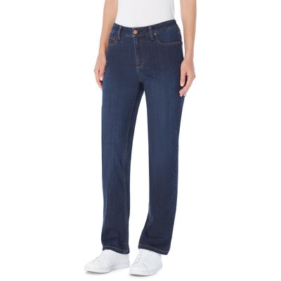 Womens Jones New York Lexington Straight Leg Jeans - Indigo