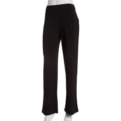 Womens Anne Klein Pull-On Wide Leg Knit Pants