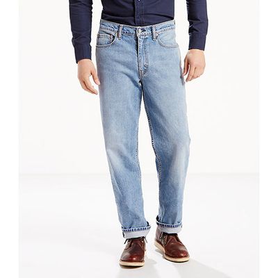 Mens Levis(R) 550(tm) Relaxed Fit Stretch Jeans - Dark Wash