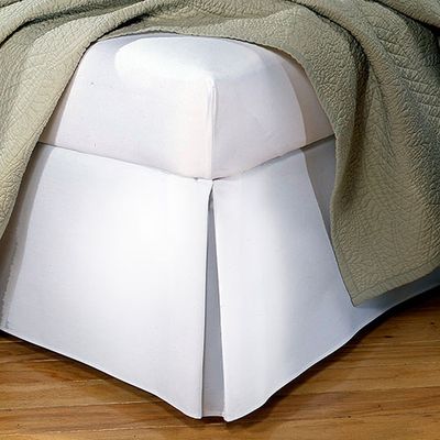 Fresh Ideas Tailored Bed Skirt - White