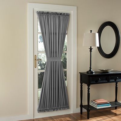 Sun Zero Michael Room Darkening Door Curtain Panel