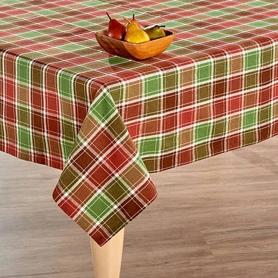 Cottage Classics(R) Forest Plaid Tablecloth