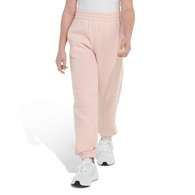 Girls (7-16) adidas(R) 3 Stripe Cotton Jogger Sweatpants