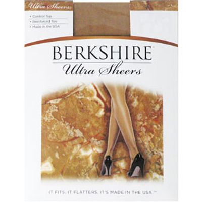 Womens Berkshire Ultra Sheer Control Top Reinforced Toe Pantyhose