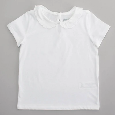 Toddler Girl OshKosh B'Gosh Short Sleeve Scallop Collar Top