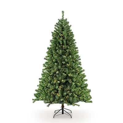 7.5ft. Noble Fir Christmas Tree with 600 Clear Lights