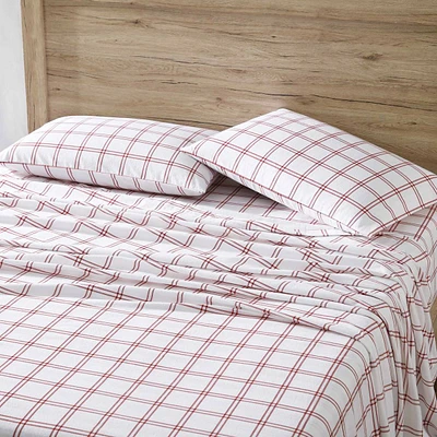 Eddie Bauer Westridge Plaid Cotton Flannel Sheet Set