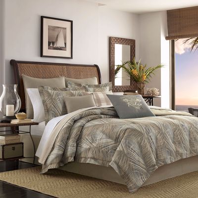 Tommy Bahama Raffia Palms 4pc. Comforter Set