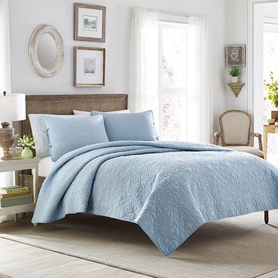 Laura Ashley(R) Felicity Mini Quilt Set - Blue