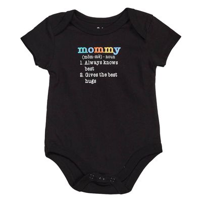 Baby Unisex (3-9M) Baby Essentials(R) Mom Knows Best Bodysuit