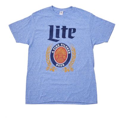 Mens Miller Lite Short Sleeve Graphic Tee