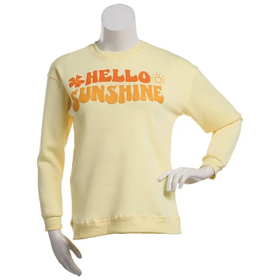 Juniors No Comment Hello Sunshine Sweatshirt