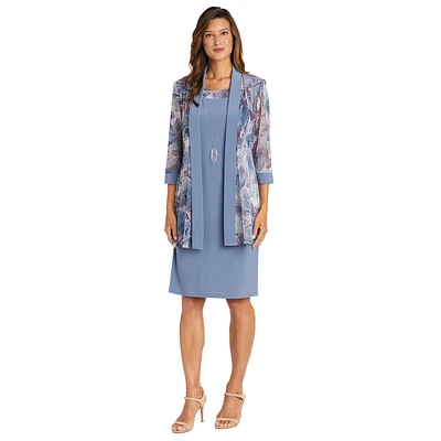 Womens R&M Richards 2pc. Ombre Jacket Dress