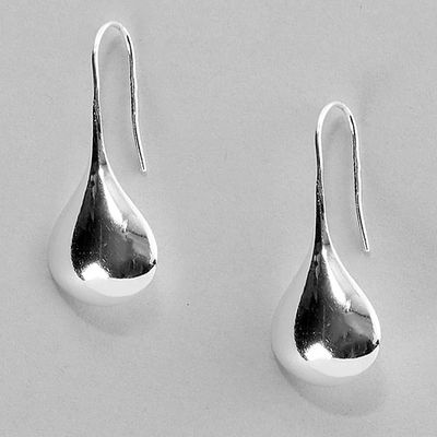 Designs by FMC Sterling Silver Teardrop Drop Earrings