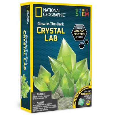 National Geographic(tm) Glow-In-Dark Crystal Grow Lab