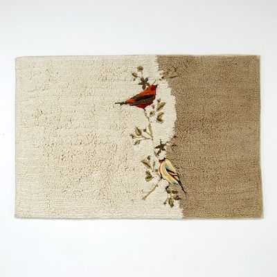 Avanti Gilded Birds Bath Rug