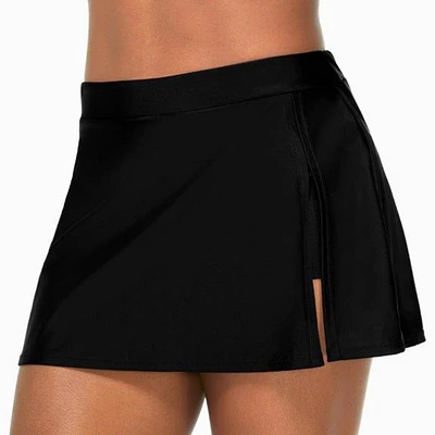 Womens Reebok Side Slit Swim Skort