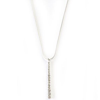 Rosa Rhinestones Crystal Graduated Linear Pendant