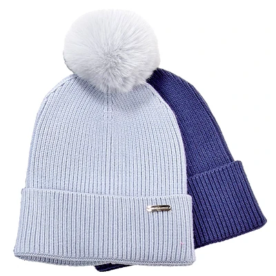 Womens Steve Madden 2pc. Beanie Set