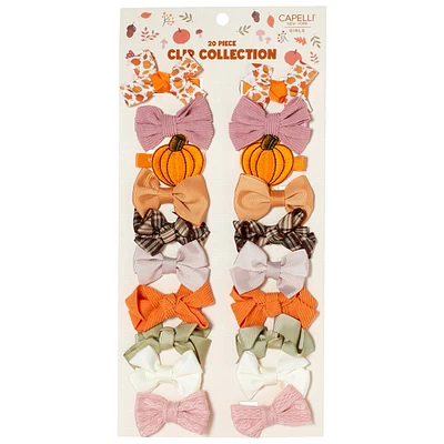 Girls Capelli(R) New York 20pc. Harvest Orange Combo Bows