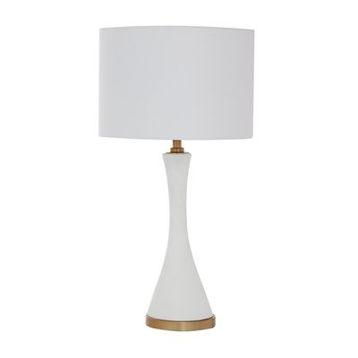 9th & Pike(R) Gold Ceramic Transitional Table Lamp