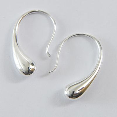 Curved Teardrop Earrings